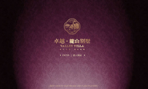 深圳市牧星策劃設計有限公司麓山別墅項目網(wǎng)站 定格