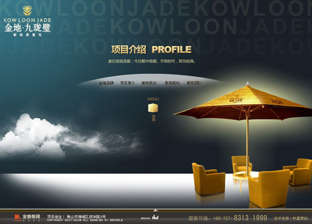 深圳市牧星策劃設(shè)計有限公司金地九龍璧項目網(wǎng)站 項目介紹