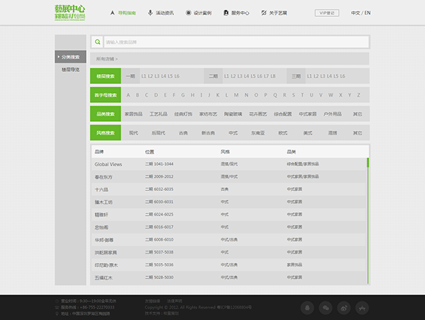 深圳市牧星策劃設(shè)計有限公司導購之南——分類搜索